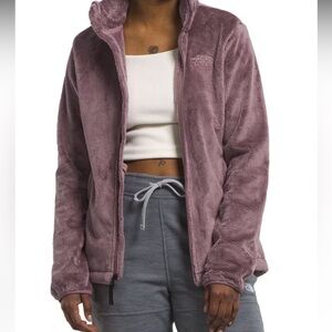 Purple North Face Fuzzy Jacket
